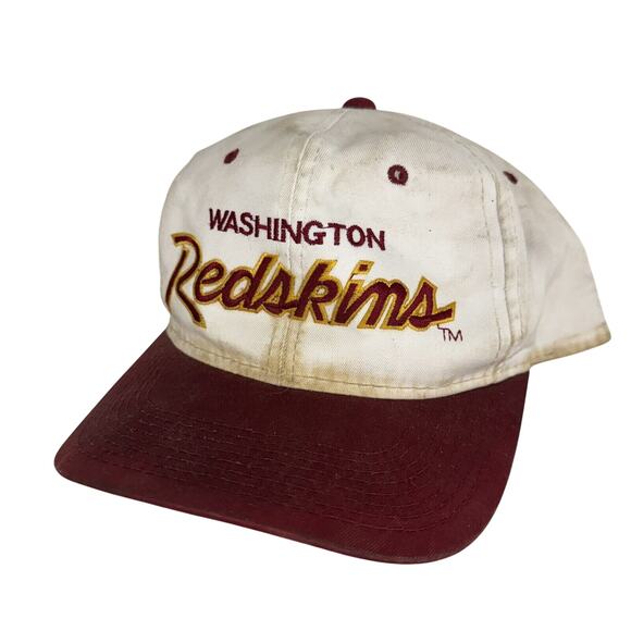 Vintage Washington Redskins Sports Specialties Script Twill SnapBack Hat Cap NFL - Picture 1 of 5